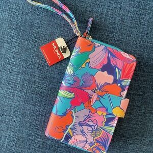 Mundi Wristlet/Clutch/Wallet Tropical Colors NWT